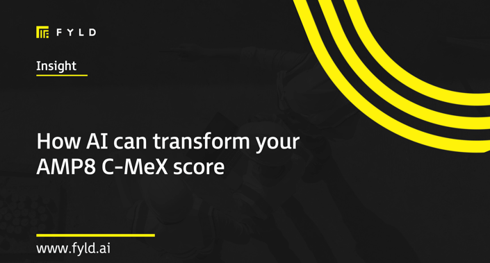 How AI can transform your AMP8 C-MeX score