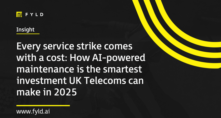 Every service strike comes with a cost: How AI-powered maintenance is the smartest investment UK Telecoms can make in 2025