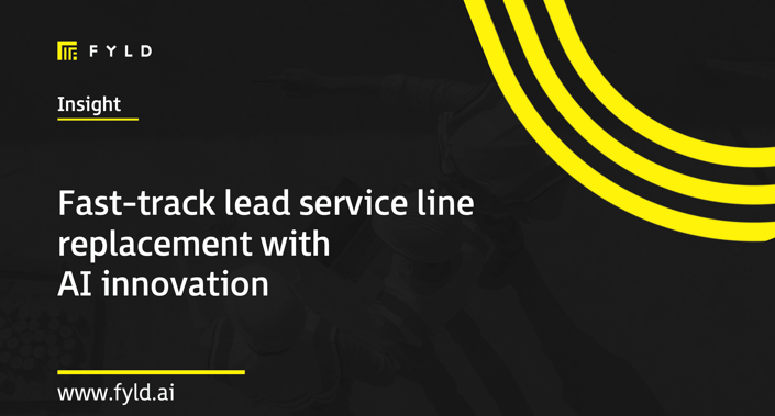 Fast-track lead service line replacement with AI innovation