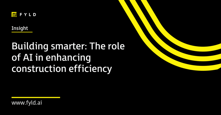 Building smarter: The role of AI in enhancing construction efficiency